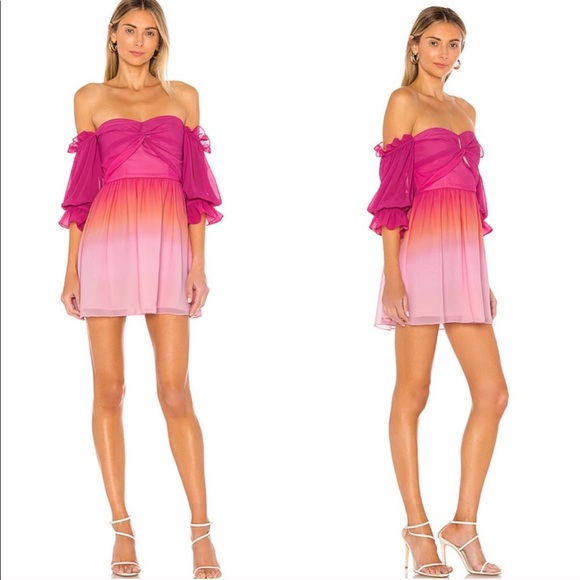 Lovers + Friends Dresses & Skirts - Lovers + Friends | Camila Ombre Off Shoulder Dress